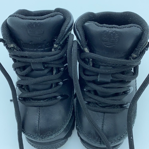 Timberland Black Sprint Hiker Shoes Baby Size 5 - Picture 3 of 11